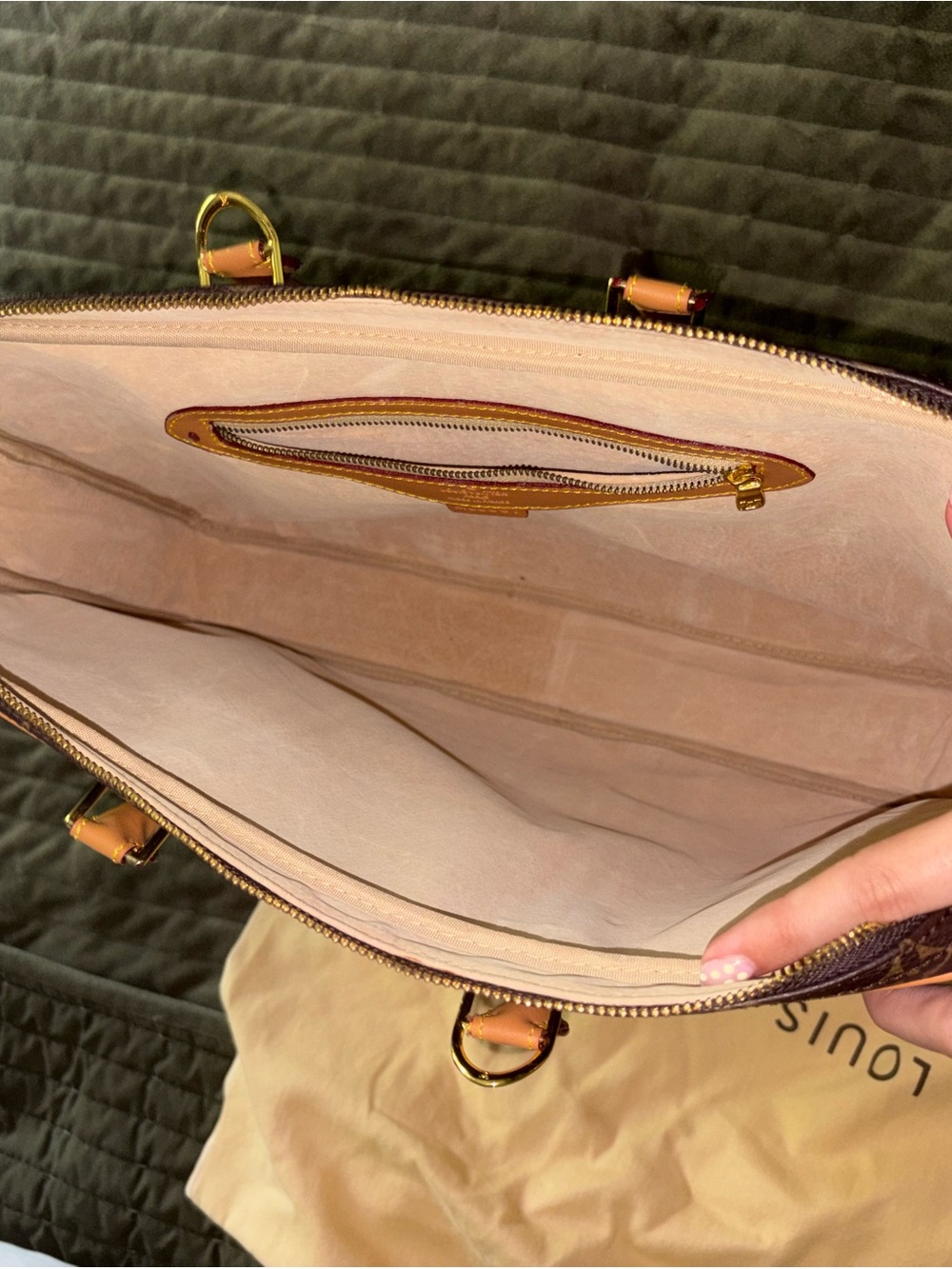Louis Vuitton Brown Monogram Briefcase Bag - Picture 3 of 4